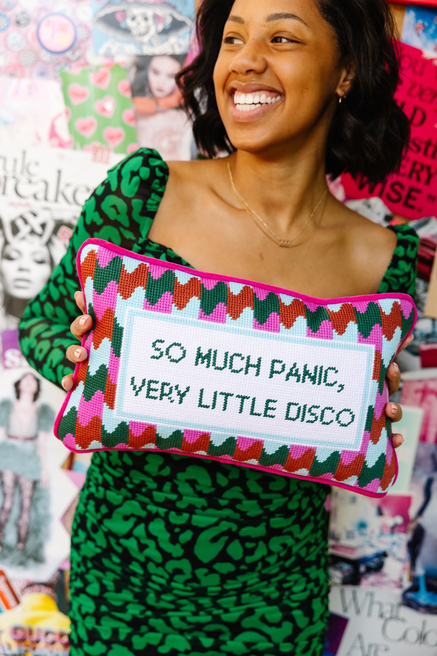 Panic at the Disco Needlepoint Pillow - Osadia Concept Store