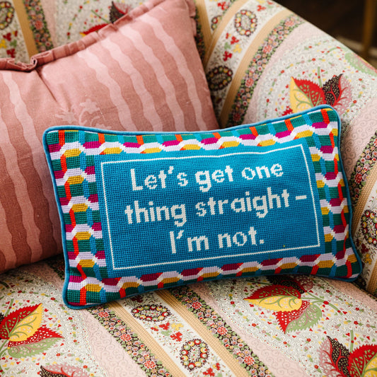 Straight Needlepoint Pillow - Osadia Concept Store