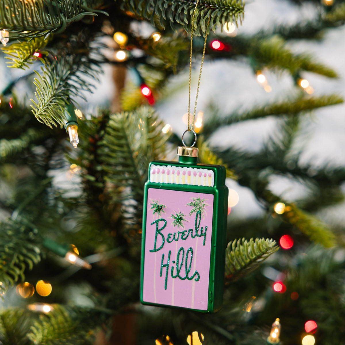 Matchbook Ornament - Beverly Hills