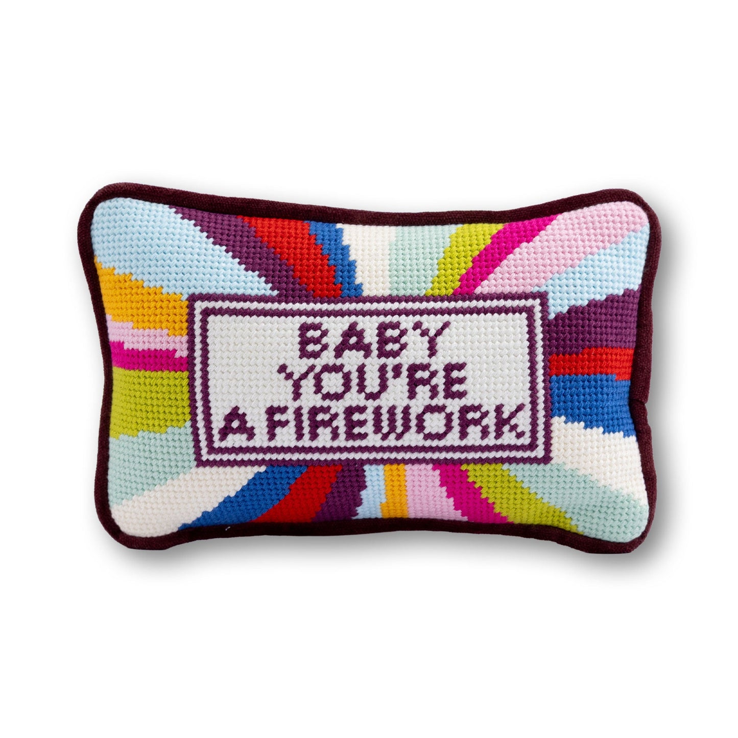 Firework Mini Needlepoint Pillow - Osadia Concept Store