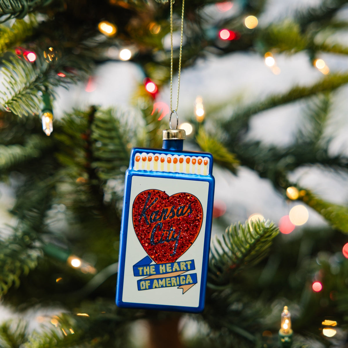 Matchbook Ornament - Kansas City