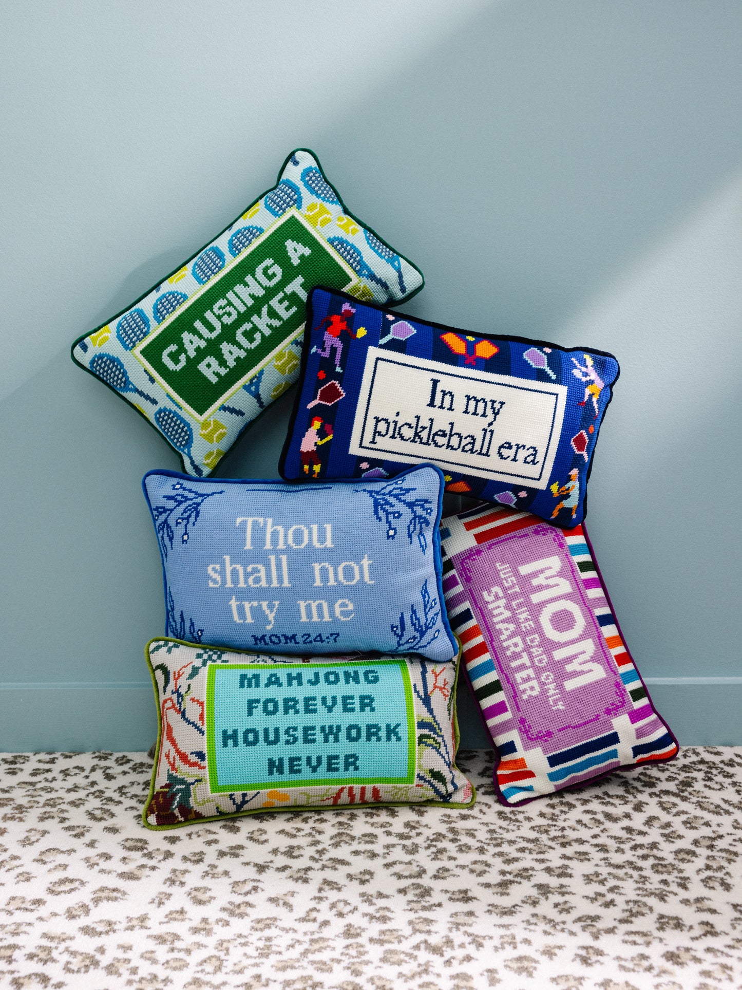 Try Me Needlepoint Pillow - Osadia Concept Store