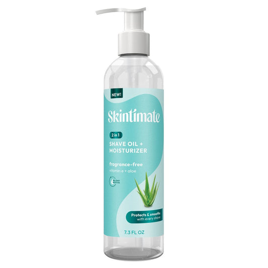 Skintimate Sensitive 2 In 1 Shave Oil + Moisturizer - Fragrance Free - 7.3 Fl Oz