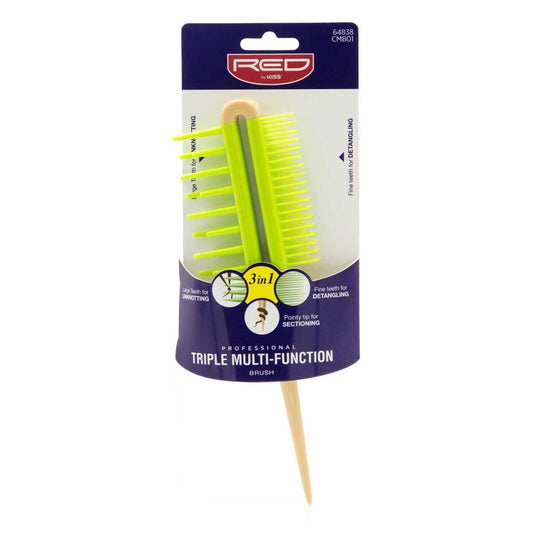 Red by Kiss Triple Multi-Function Comb