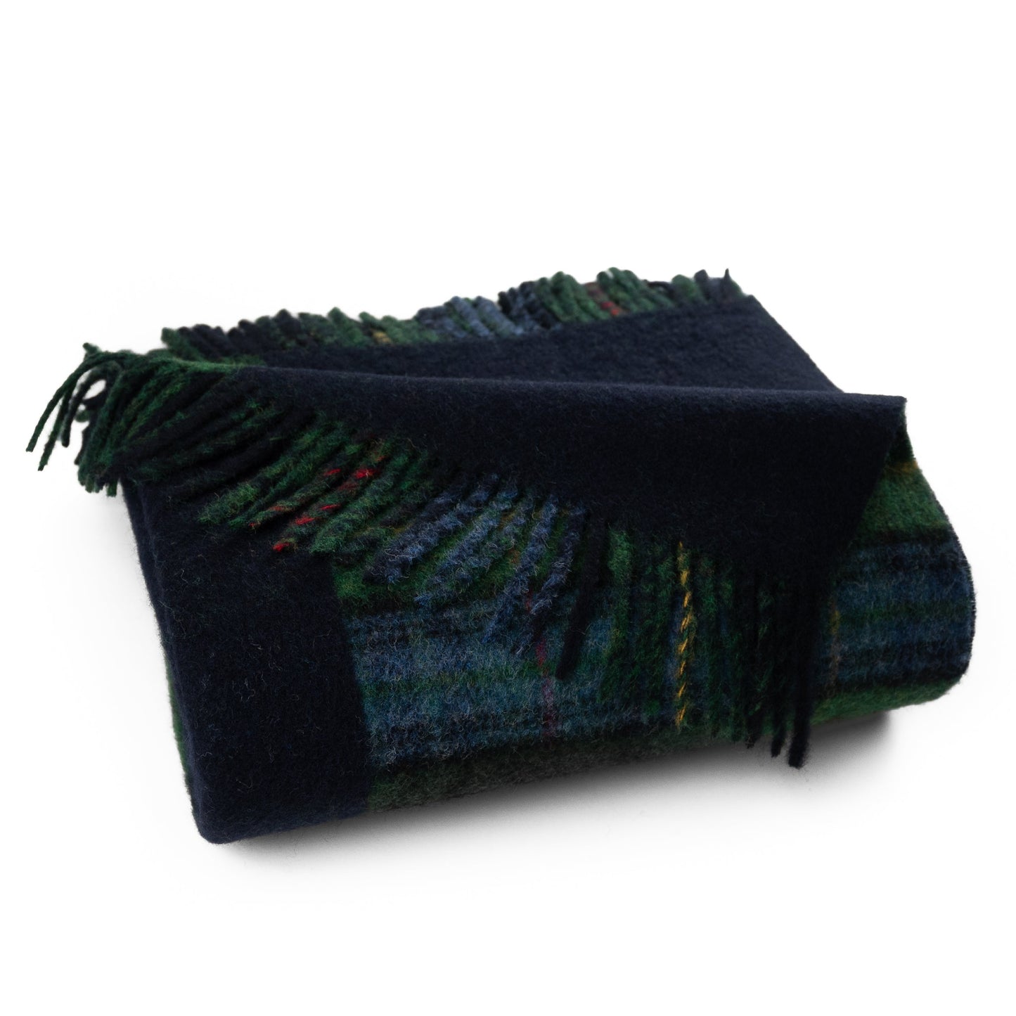 Highland Tweeds Double Cloth Reversible Throw (Classic Patchwork)