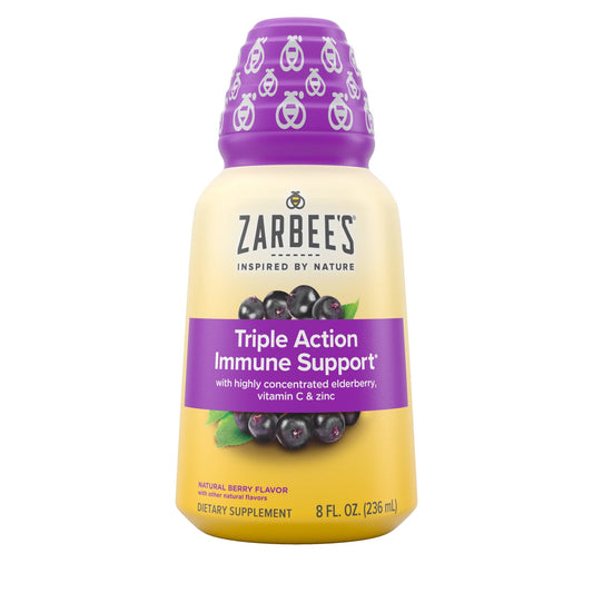 Zarbee's Naturals Black Elderberry Immune Support Syrup, 8 Fl Oz