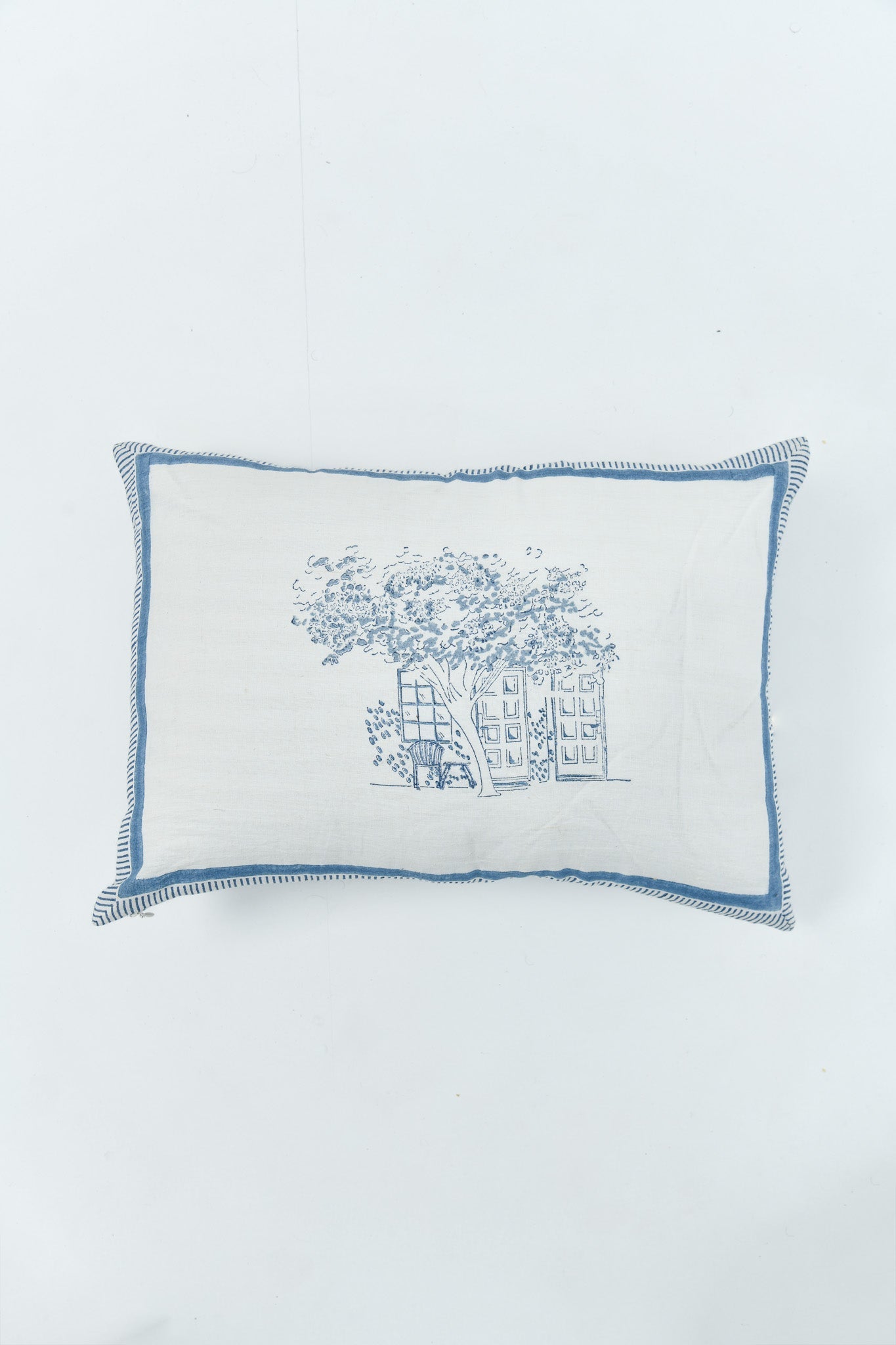 The Archive Cushion - Hand Block Printed Cushion Cover