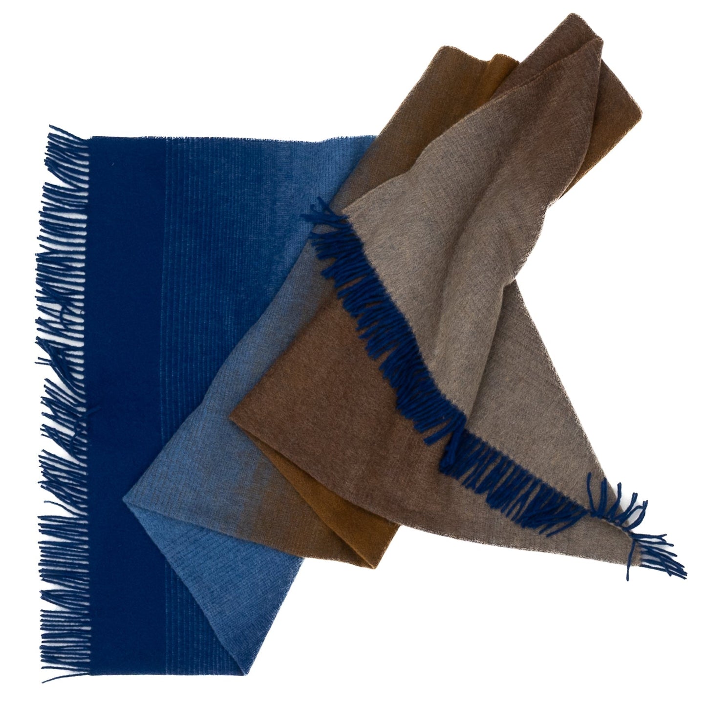 Whisper Ombre Merino Wool Throw – Horizon | Prince of Scots