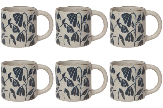 Set of 6 Posy Element Mug