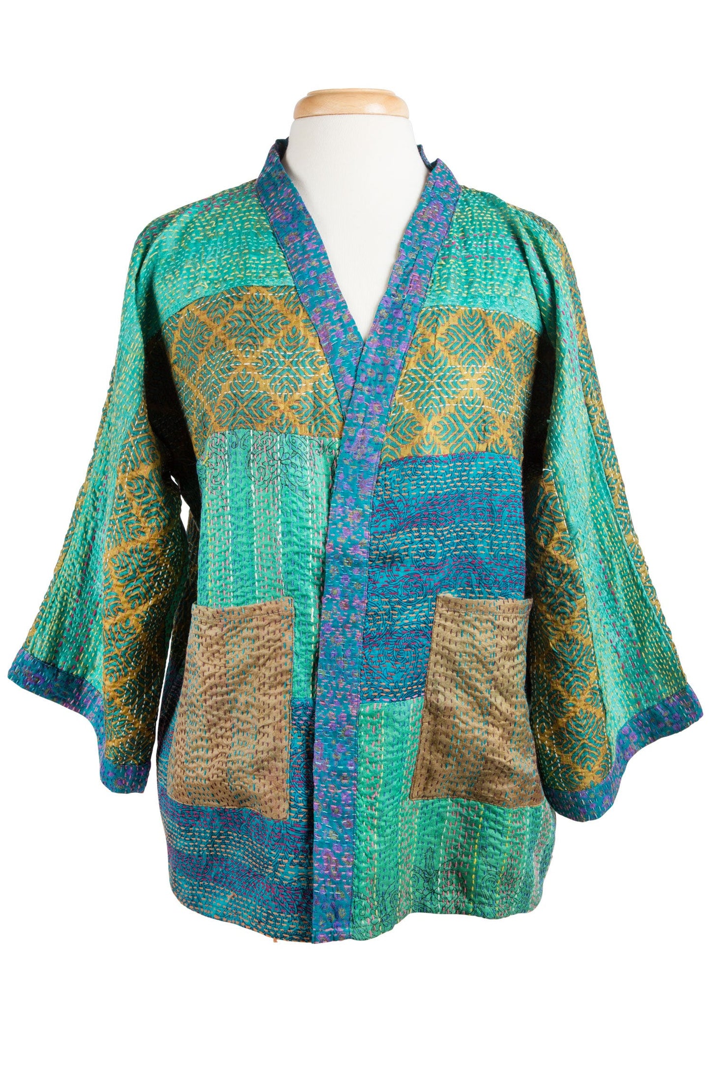 Patchwork Sari Topper