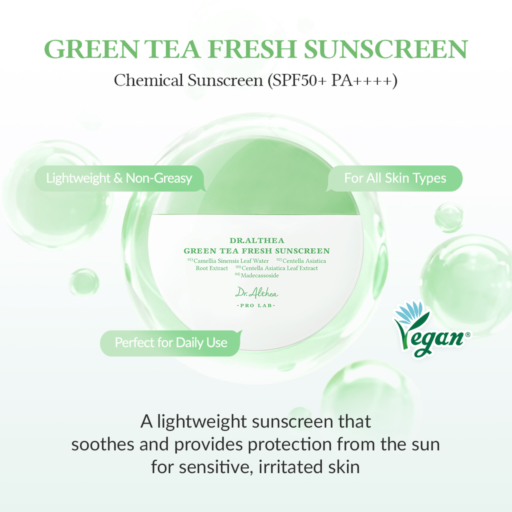 Dr. Althea Green Tea Fresh Sunscreen SPF50+ PA++++ - Osadia Concept Store