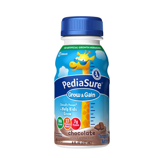 Pediasure Pediatric Oral Supplement Milk Chocolate Flavor 8 Oz. Bottle Ready To Use, Count Of 24