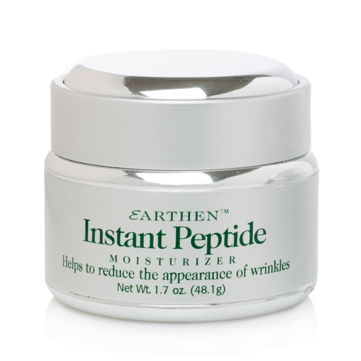 Earthen SkinCare Instant Peptide Face Moisturizer For Oily Skin 1.7 Oz