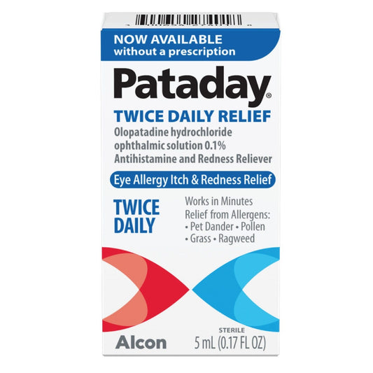 Pataday Twice Daily Eye Allergy Itch & Redness Relief - 0.17 Fl Oz
