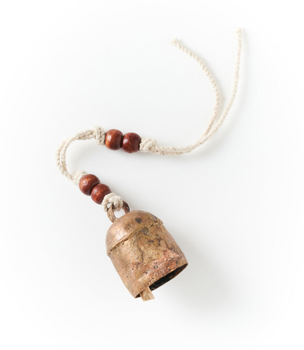 4.5" Rustic Noah Cow Bell Wind Chime - Hand Tuned - Osadia Concept Store