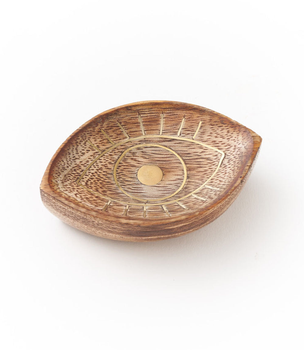 Drishti Evil Eye Trinket Dish - Brass inlay - Osadia Concept Store