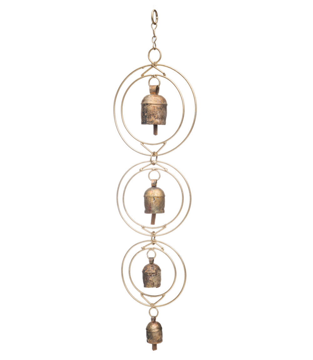Ushas Dawn Long Rustic Bell Wind Chime - Hand Tuned - Osadia Concept Store
