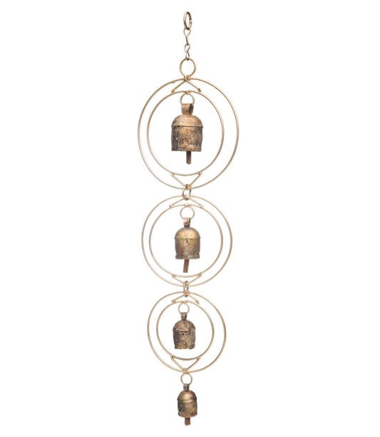 Ushas Dawn Long Rustic Bell Wind Chime - Hand Tuned - Osadia Concept Store