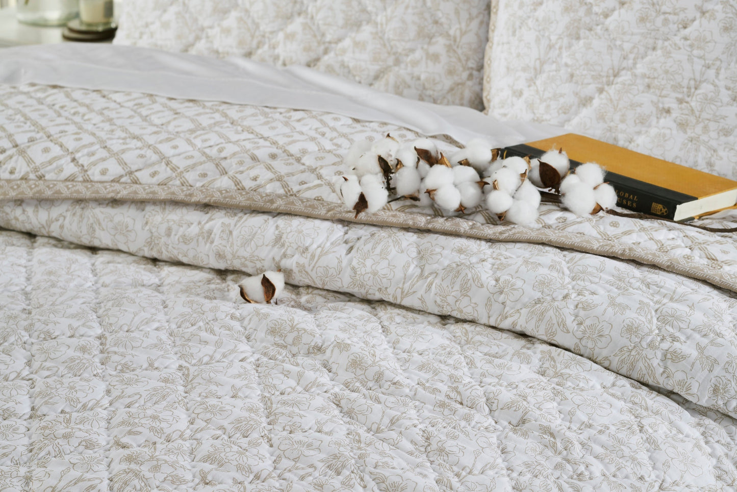 Bliss Printed Cotton Quilted Quilt