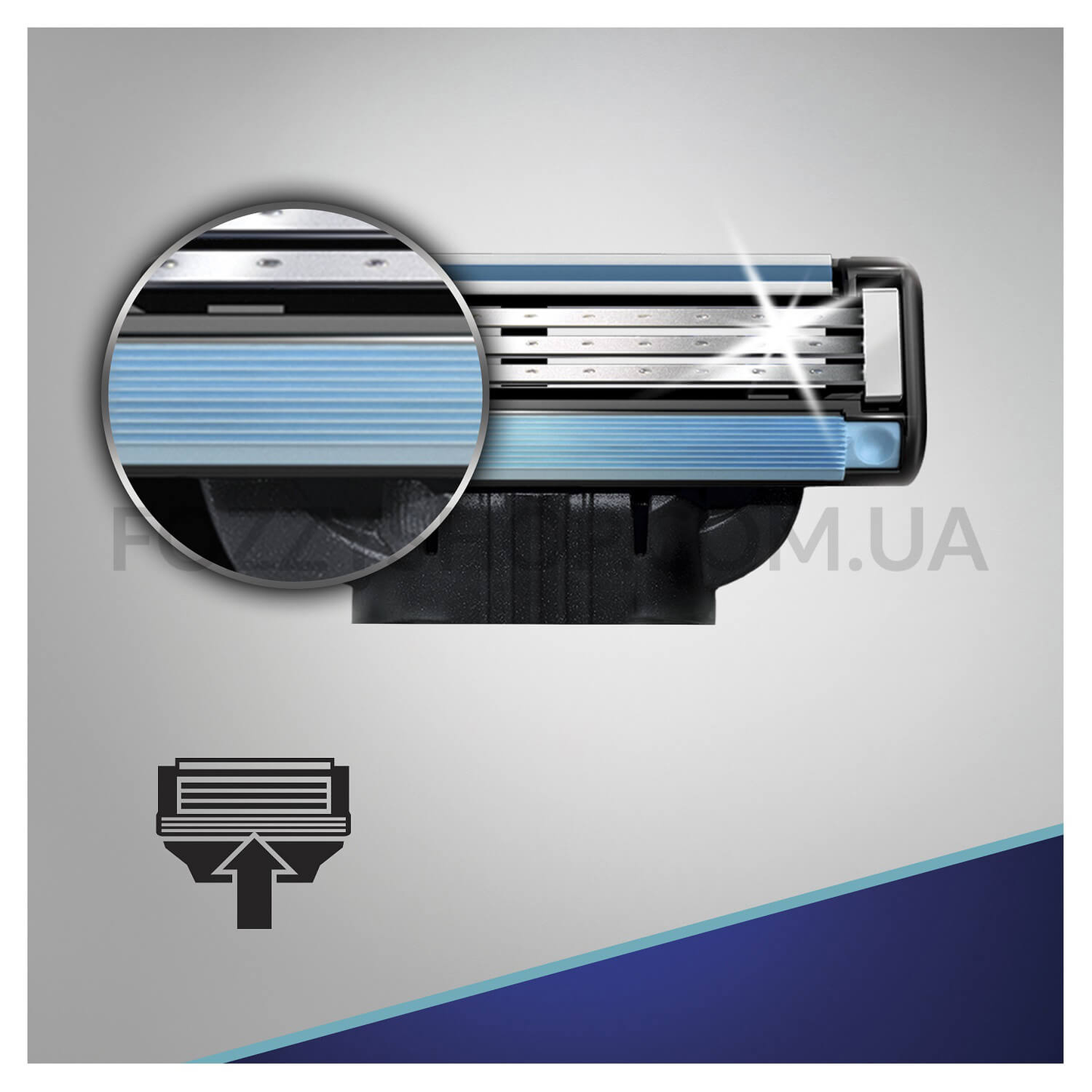 Gillette Mach3 8 Pieces Razor Blades