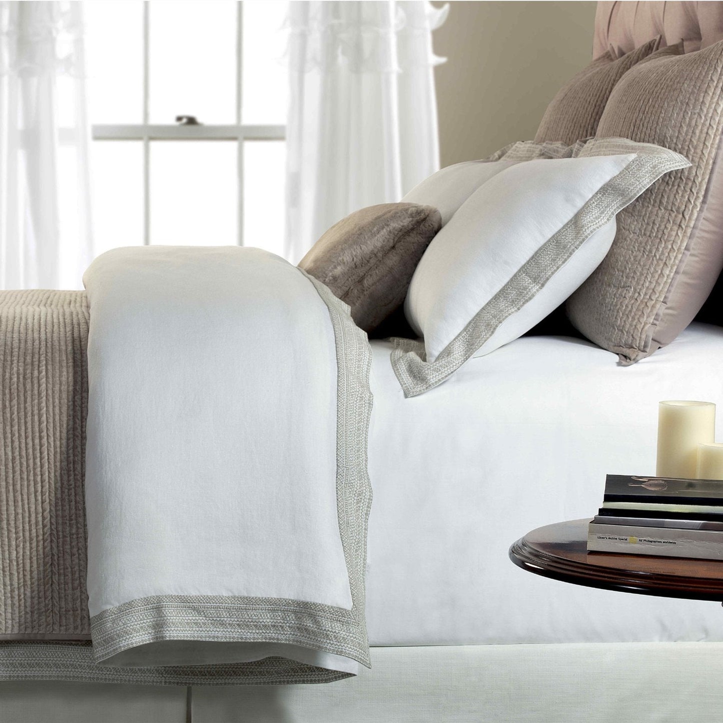 Parker European Linen Duvet Cover