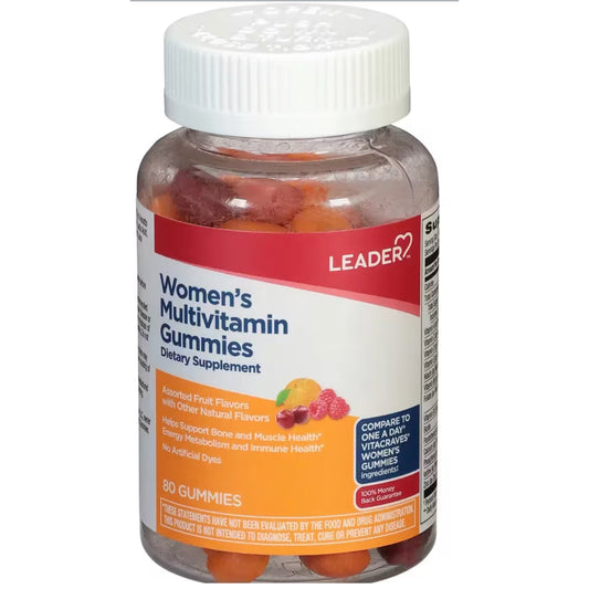 LEADER# WOMEN'S DAILY MULTIVITAMIN GUMMIES 80 CT 