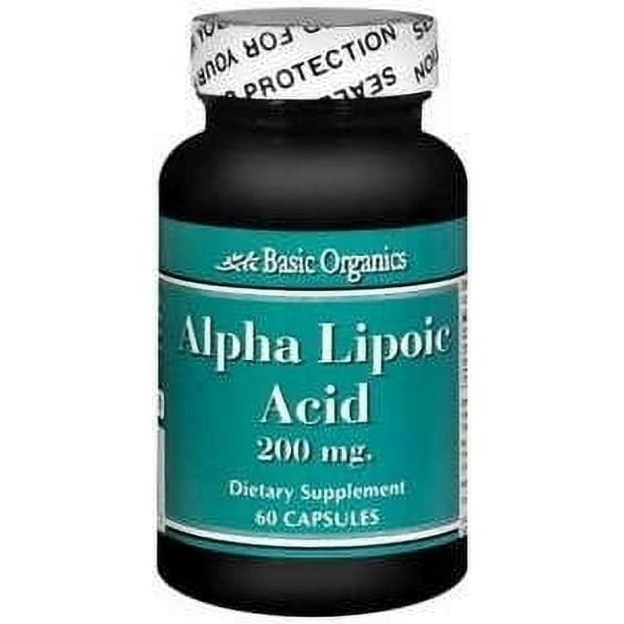 Basic Organics Alppha Lipoic Aicd 200 Mg - 30 Caps