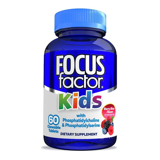 Focus Factor For Kids Berry Blast, 60 Chewable Wafers