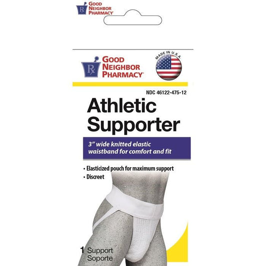Good Neighbor Pharmacy Athletic Supporter White Large 1ct