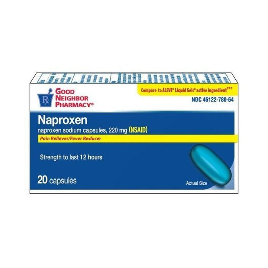 GNP Good Neighbor Pharmacy Naproxen Sodium 220mg Softgels 20ct