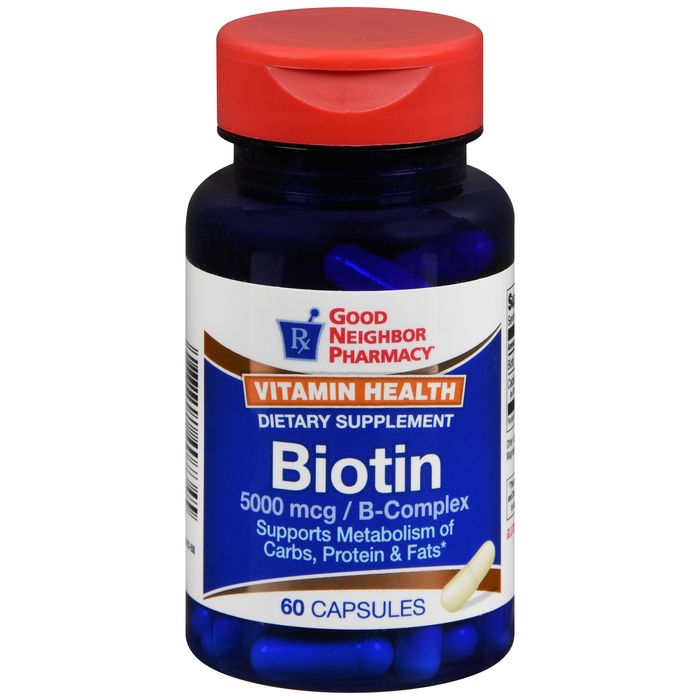 Good Neighbor Pharmacy GNP Biotin 5000 Mcg 60 Caps