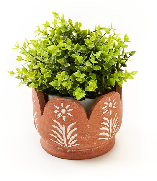 Vasanta Petals Planter - Terracotta - Osadia Concept Store