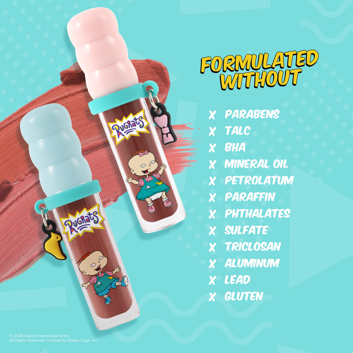 Rugrats | Double Trouble - 2 PC Blurring Lip Tint with Cosmetic Bag