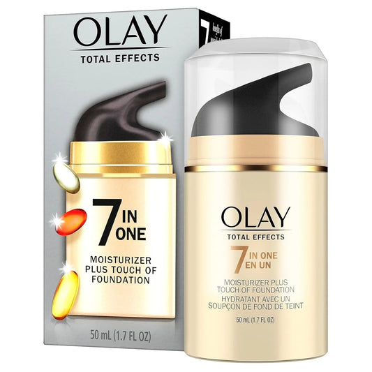 Olay Moisturizer Plus Touch Of Foundation, 7 In One 1.7 Fl Oz