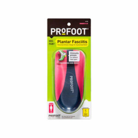 Profoot Plantar Fasciitis Insoles For Women Size 6 To 10 - 1 Pair
