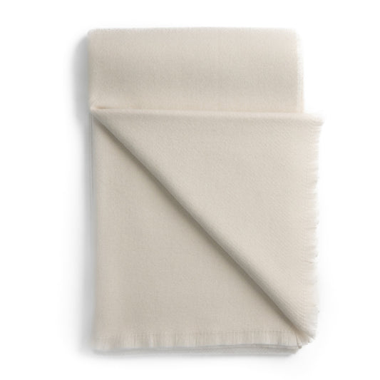 Luxury Cashmere Throw - Cream
