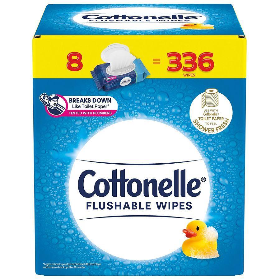 Cottonelle Flushable Wet Wipes