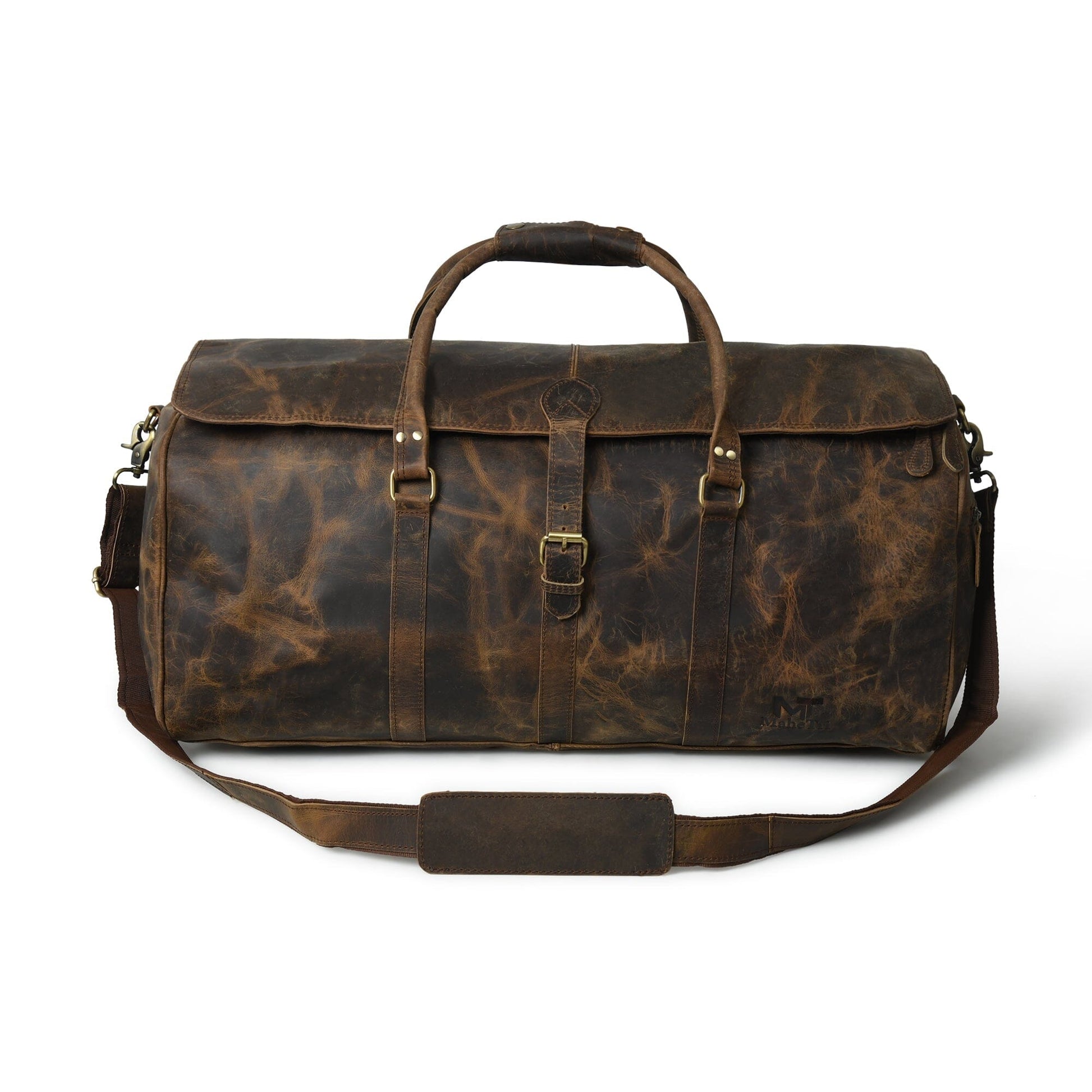 The Bolton Flap Duffel- Dark Brown - Osadia Concept Store