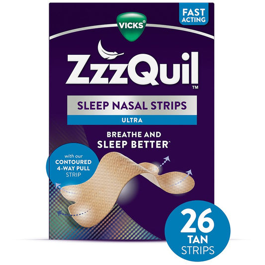 Vicks ZzzQuil Nasal Strips, Sleep, Ultra