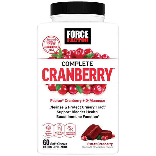 Force Factor Urinary Health Support Formula Sweet Cranberry