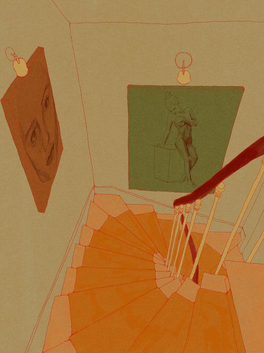 Stairs Print by Stephanie Browne