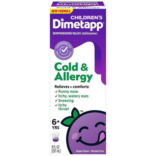 Children's Dimetapp 6+ Yrs Grape Flavor Cold & Allergy 8 Fl Oz