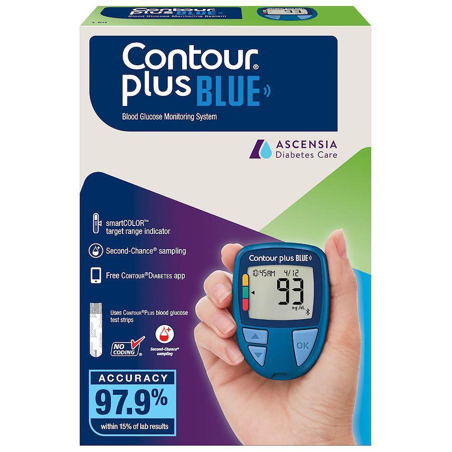 Contour Plus Blue Blood Glucose Monitor