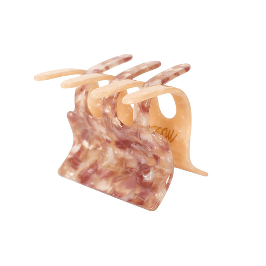 Gemini Claw in Rose Quartz