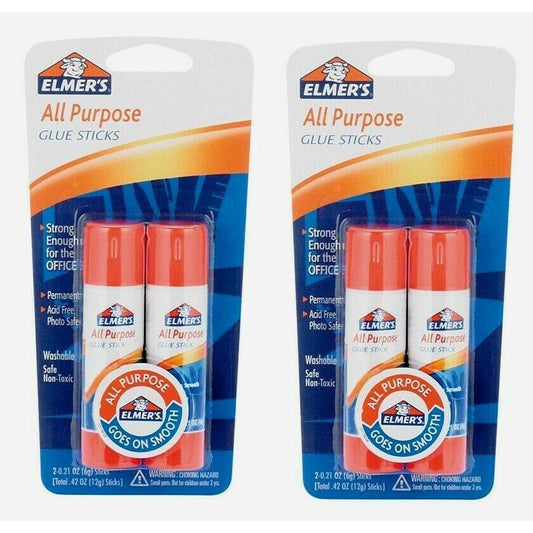 Elmer's Medium Strength Polyether All Purpose Glue Stick 6