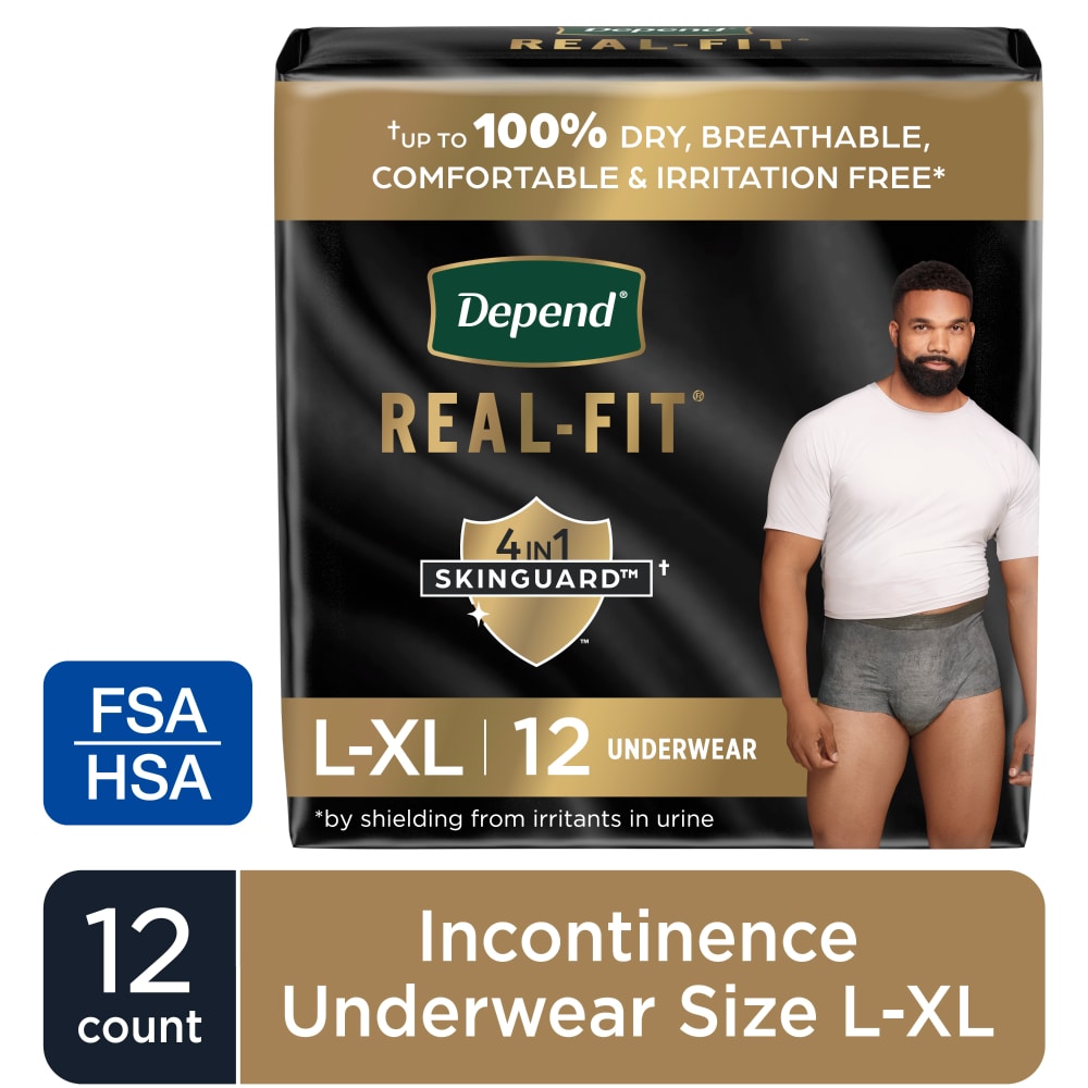 Depend Maximum L/Xl Underwear