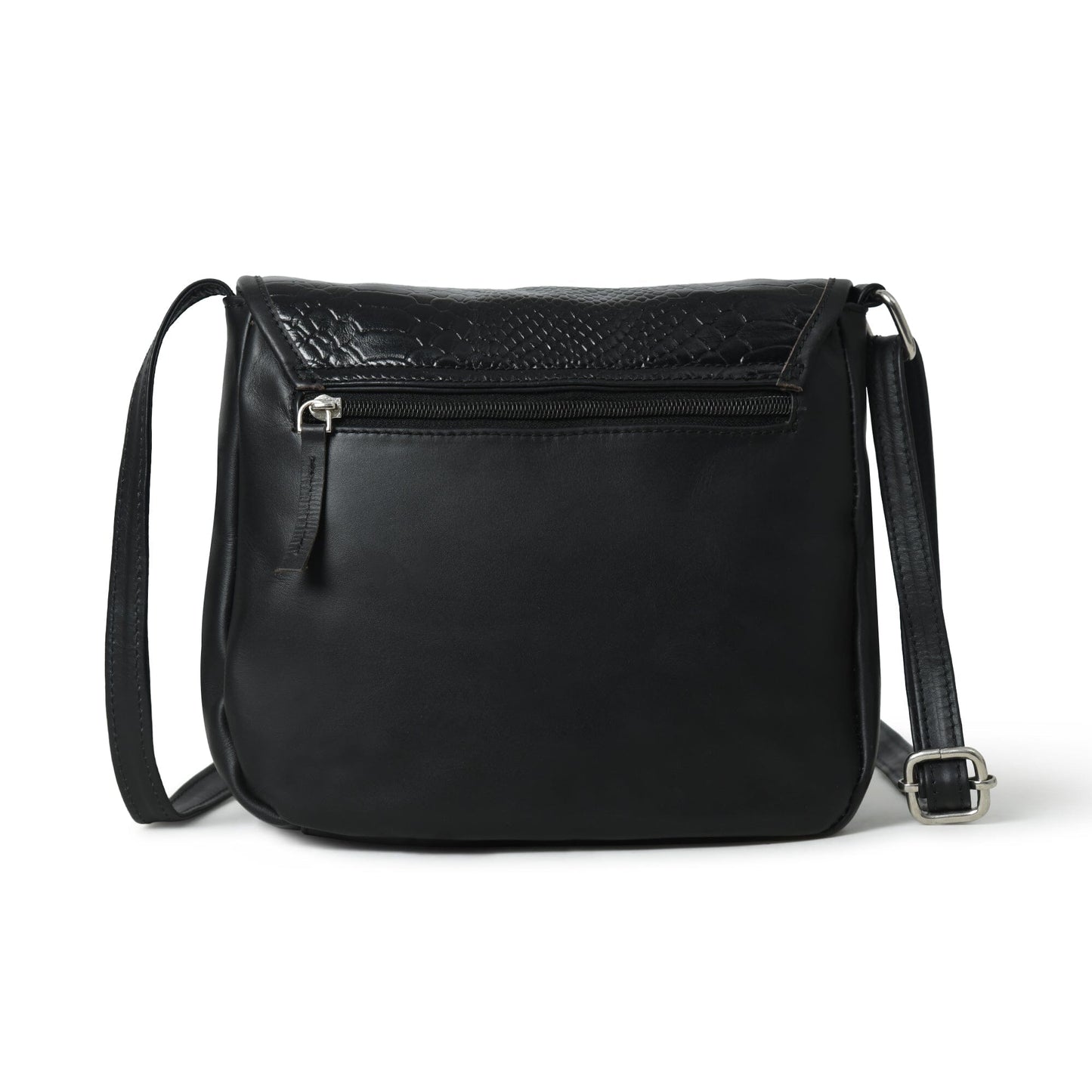 The Croco Satchel- Black - Osadia Concept Store