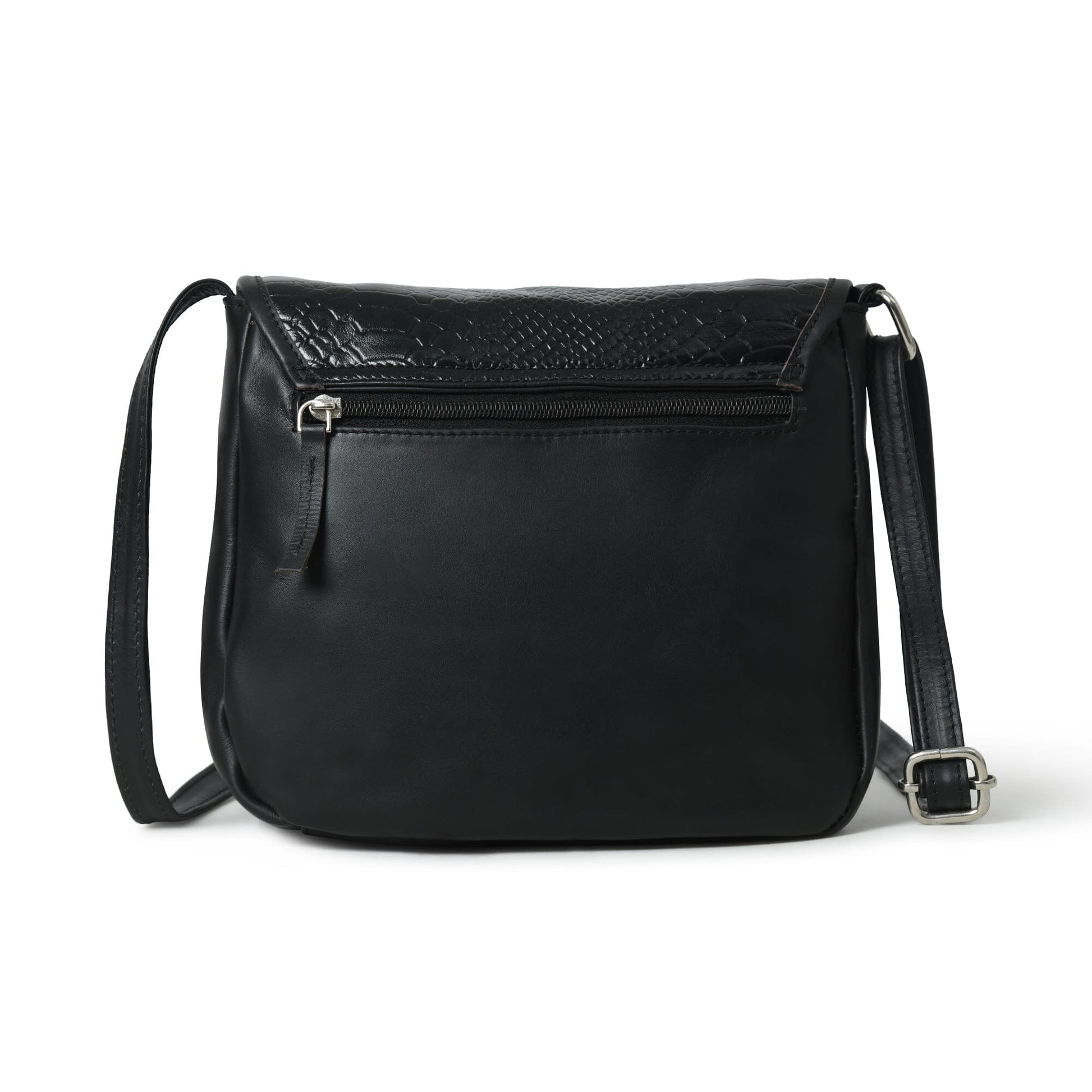 The Croco Satchel- Black - Osadia Concept Store