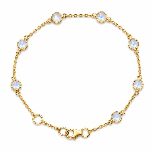 March Birthstone Bracelet — Aquamarine
