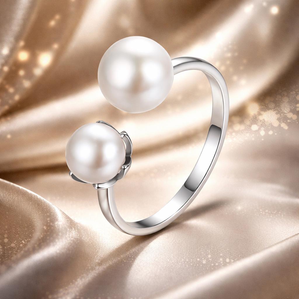 925 Sterling Silver Adjustable Rings for Women